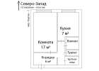 Томск 1-комнатная 33 метра. 1 этаж из 9. 1 550 000 руб.